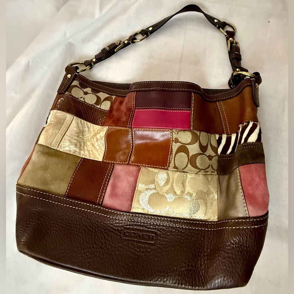 Coach Patchwork Tote Shoulder Bag